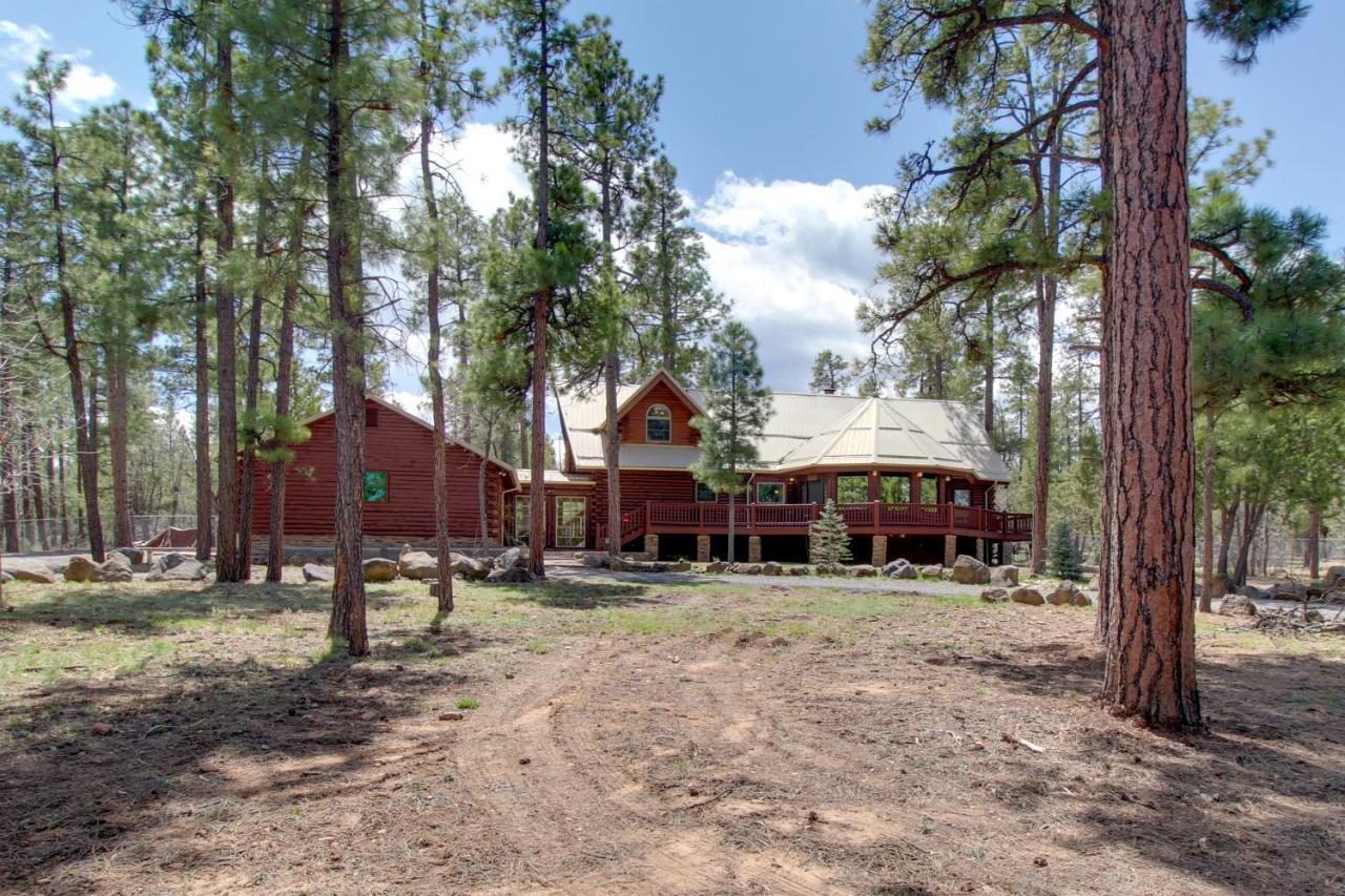 Villa Lakeside Cabin On 2 Acres With Fire Pit And Hot Tub! Pinetop-Lakeside Exterior foto