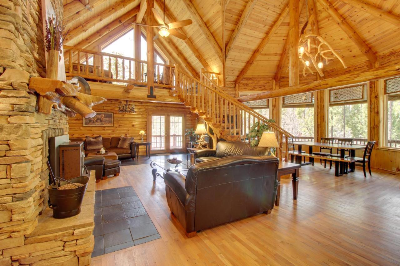 Villa Lakeside Cabin On 2 Acres With Fire Pit And Hot Tub! Pinetop-Lakeside Exterior foto